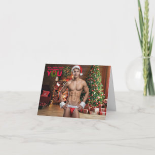 Personalized TWINK-All I Want for Christmas is You Card
