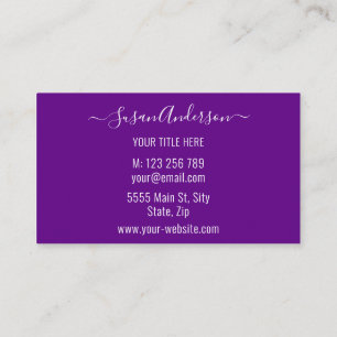 Personalized Two Colours Your Design Business Card
