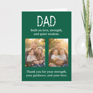 Personalized Two Photo Template Father's Day