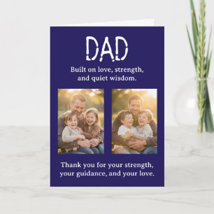 Personalized Two Photo Template Father's Day