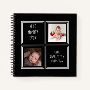 Personalized Two Photo Template One of a Kind Notebook