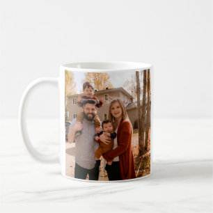 Personalized Two Sided Family Photo Coffee Mug