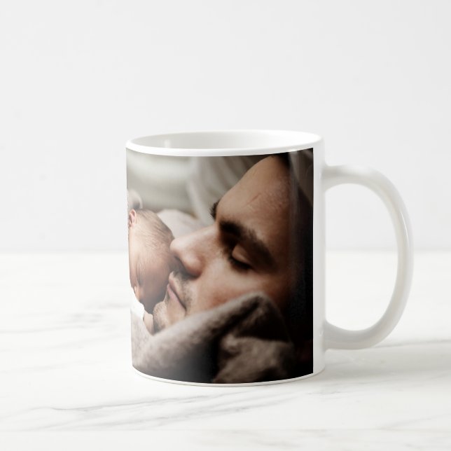 Personalized Two Sided Family Photo Coffee Mug (Right)
