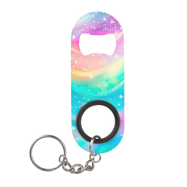 Personalized Two Sided Photo Keychain Bottle Opener (Front)