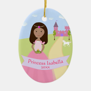 Personalized Two Sided Princess Ornament