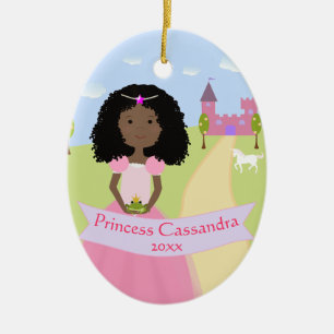 Personalized Two Sided Princess Ornament