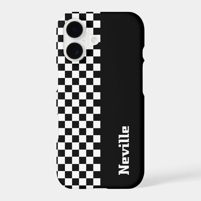 Personalized Two-Tone Checkerboard (Back)
