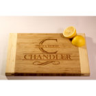 Personalized Two-Tone Cutting Board - Chandler