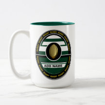 Personalized Two-Tone Rugby Mug