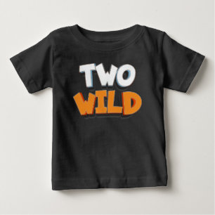 Personalized Two Wild Birthday Baby T-Shirt