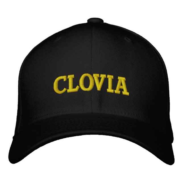 Personalized typography embroidered hat (Front)