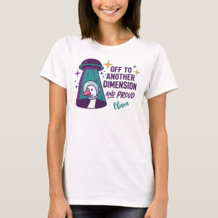 Personalized UFO Goose Shirt, Funny Space Gift T-Shirt