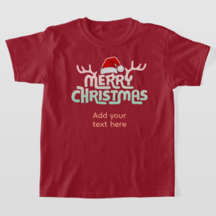 Personalized Ugly Christmas Tee Shirts for Kids