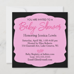 Personalized Ultrasound Picture Baby Shower  Invitation