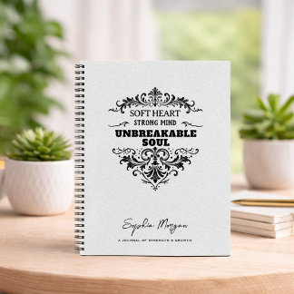 Personalized Unbreakable Soul Spiral Notebook