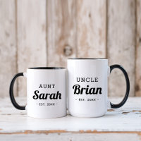 Personalized Uncle Monogram Mug