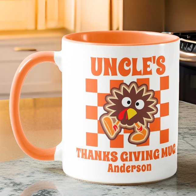 Personalized Uncle's Thanksgiving  Mug (Creator Uploaded)