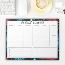 Personalized Undated Vertical Weekly Planner