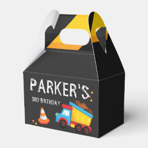 Personalized Under Construction Favor Box