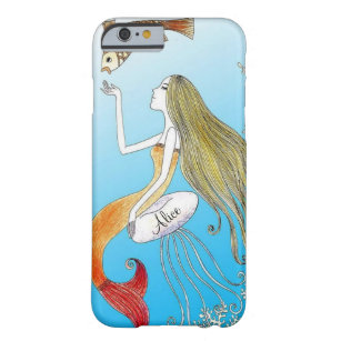 Personalized under the sea beautiful mermaid barely there iPhone 6 case