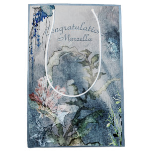 Personalized Under the Sea Coastal Medium Gift Bag