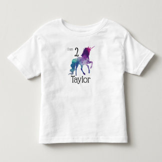 Personalized Unicorn Birthday Top