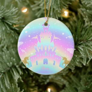 Personalized Unicorn Christmas Ornament
