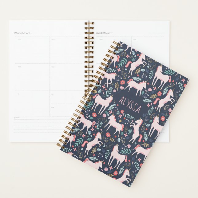 Personalized Unicorn Fields Planner (Display)
