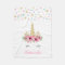 Personalized Unicorn Fleece Blanket