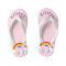 Personalized Unicorn & Hearts Flip Flops