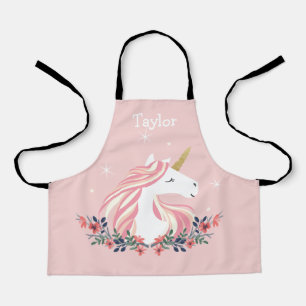 Personalized Unicorn Kids Apron