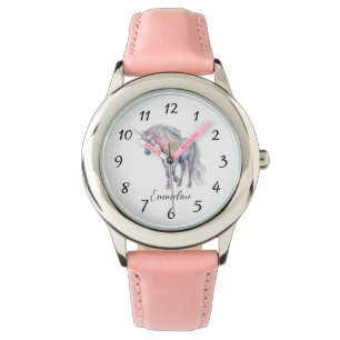 Personalized Unicorn Kid's Watch
