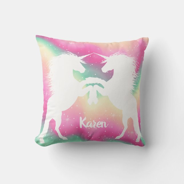 Personalized Unicorn Pillow (Front)