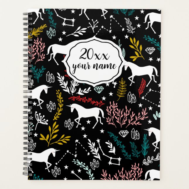 Personalized Unicorn Planner (Front)