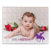Personalized Unicorn Puzzle - Custom Photo Jigsaw