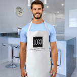 Personalized Uniform Business Logo Apron<br><div class="desc">Custom business aprons featuring your company logo,  slogan,  and website address.</div>