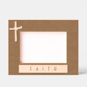 Personalized Unique Christian Palm Cross Keepsake Etched Frames
