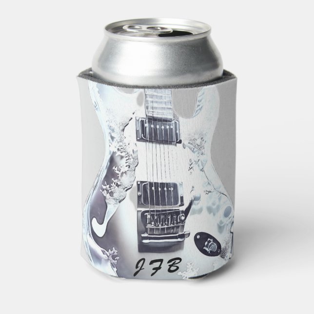Personalized Unique Guitar Can Cooler (Can Back)