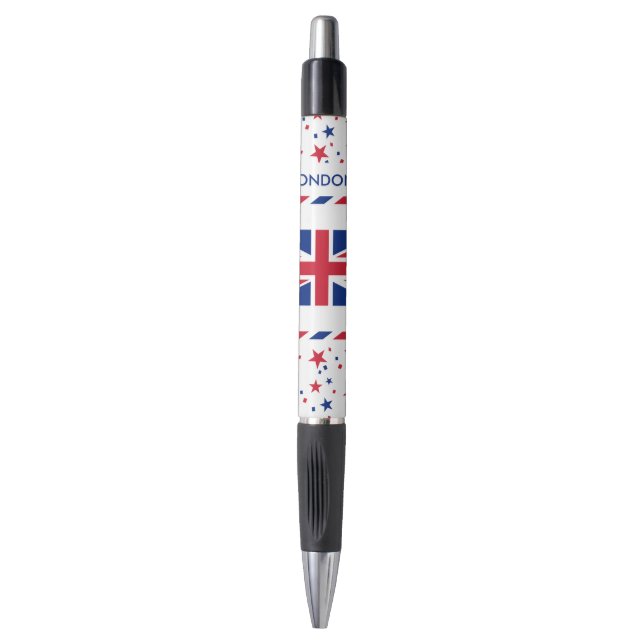 Personalized United Kingdom flag Pen (Front Vertical)
