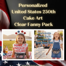 Personalized United States 250th Cake Art