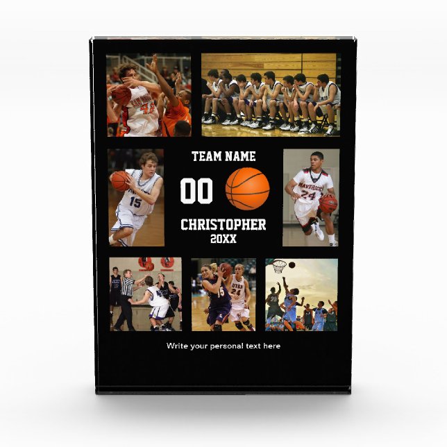 Personalized University Graduation Photo Block (Front)