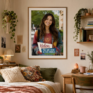 Personalized Uplifting Photo Gift Poster