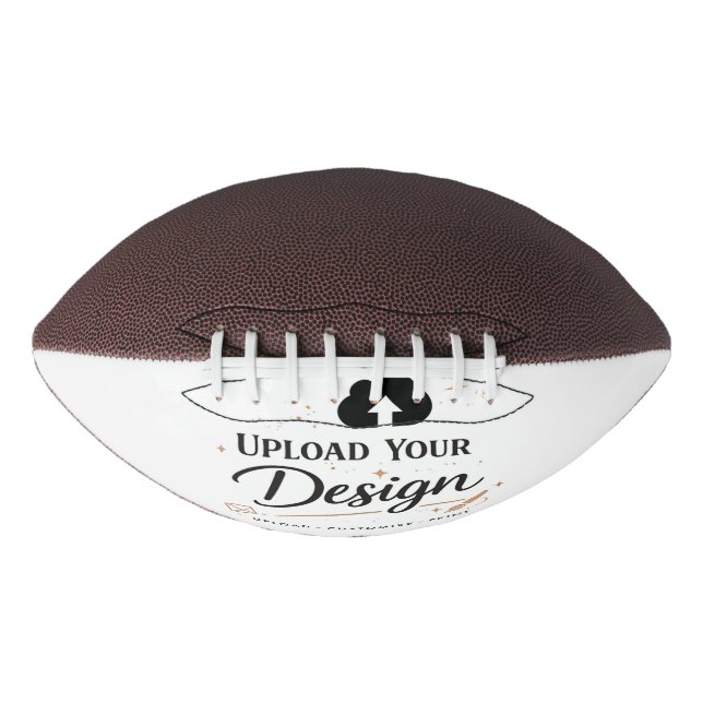 Personalized Upload Your Design Logo Football (Front)