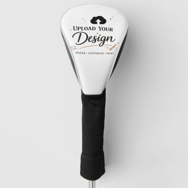 Personalized Upload Your Design Logo Golf Head Cover (Front)