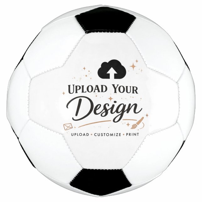 Personalized Upload Your Design Logo Soccer Ball (Front)