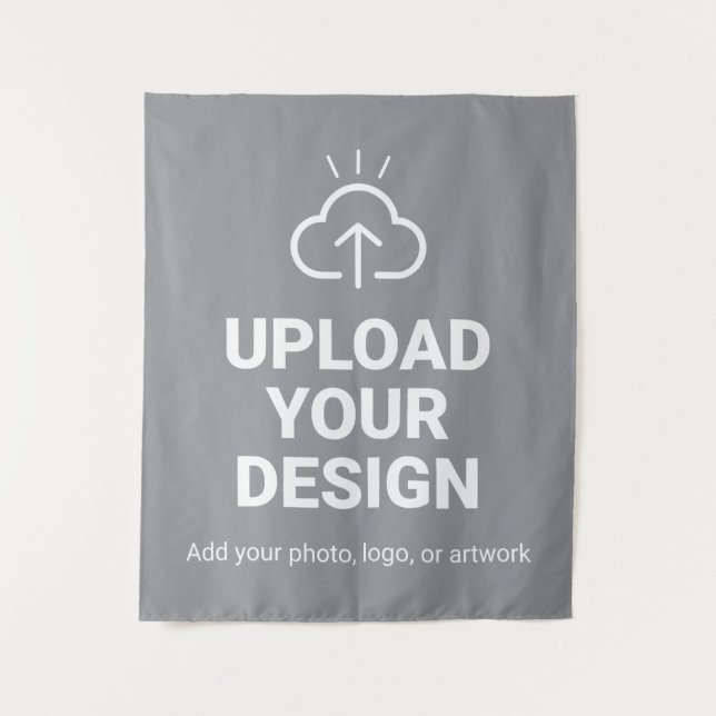 Personalized Upload Your Design Tapestry (Front)