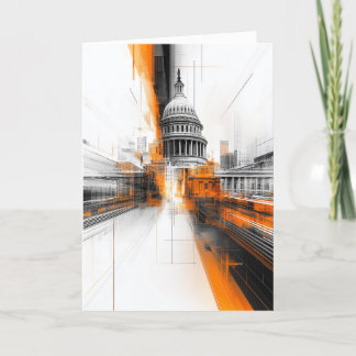 Personalized US Capitol Washington DC card