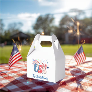 Personalized USA Favour Box