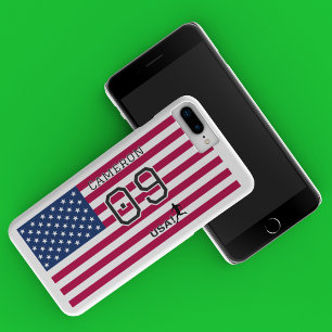 Personalized USA National Flag Soccer Graphic iPhone 11 Pro Case
