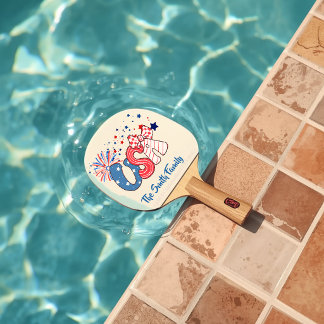 Personalized USA Ping Pong Paddle